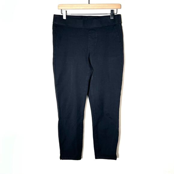 Liverpool black elastic waist skinny jeans Jeggings size 6 B183 - Picture 1 of 4